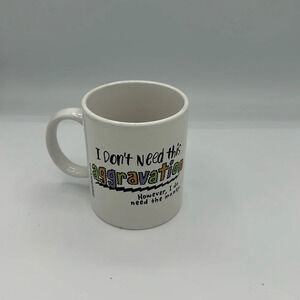 vintage Hallmark Shoebox Greetings Mug “I don't need this Aggravation"